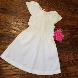 H&M White Cotton Dress